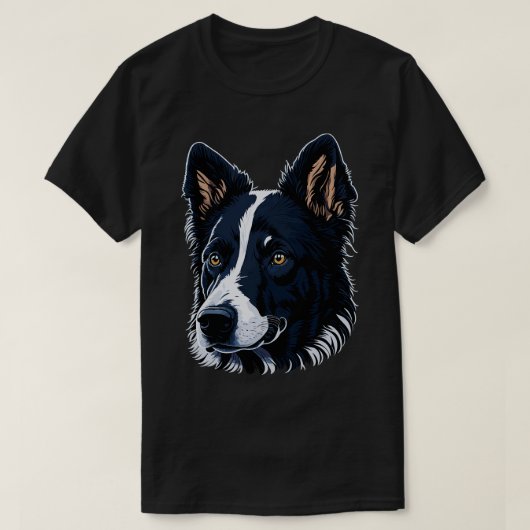 T-shirt Charming Chig Head Art 2D Vector Illustration dans (Design devant)