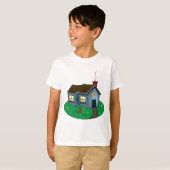 T-shirt Charming Cottage Style House with Garden (Devant entier)
