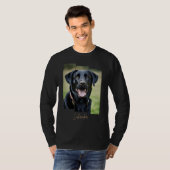 T-shirt Charming Labrador Retriever Portrait - Triptych Ar (Devant entier)