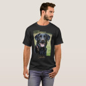 T-shirt Charming Labrador Retriever Portrait - Triptych Ar (Devant entier)