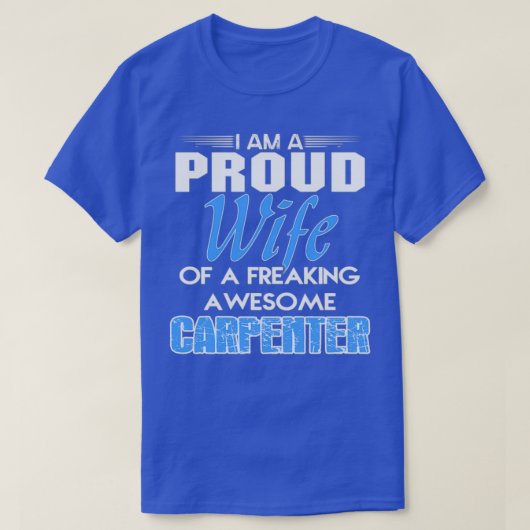 T-shirt charpentier drôle blague (Design devant)