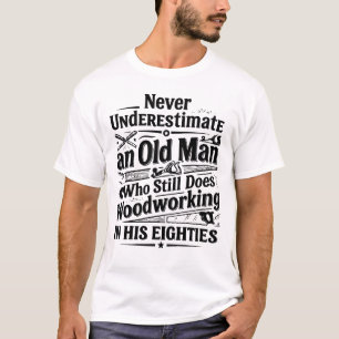 T-shirt Charpentier drôle vintage toujours en train de tra