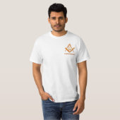 T-shirt Charpentier maçonnique (Devant entier)