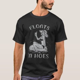 T-shirt Chars Et Chars Drôle Float Trip Tubing Rivière Bla