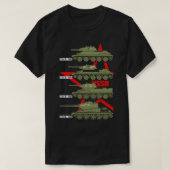 T-shirt Chars soviétiques T34 2 (Design devant)