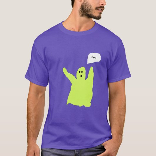 T-shirt Chartreuse Ghostile Boo (Devant)