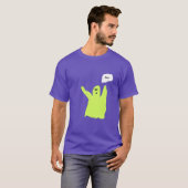 T-shirt Chartreuse Ghostile Boo (Devant entier)