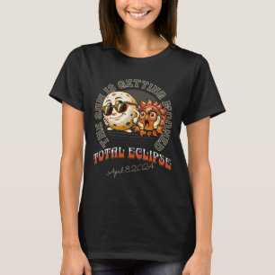 T-shirt Chase Éclipse Solaire Avril 2024 Le Soleil Se Lune
