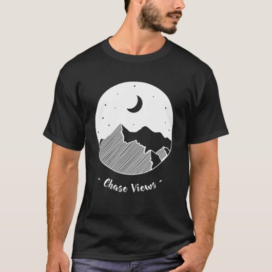 T-shirt Chase Views Adventure Explorer Camping (Devant)