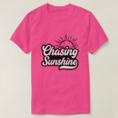 T-shirt Chasing sunshine01 (Design devant)