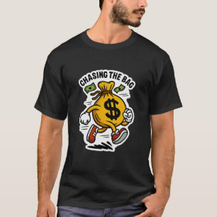 T-shirt Chasing the Bag — Sac d'argent courant