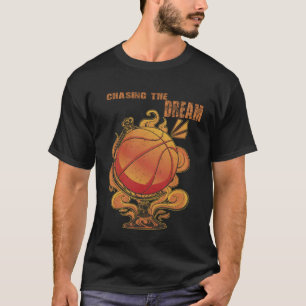 T-shirt Chasing The Dream Basketball Slam Dunk