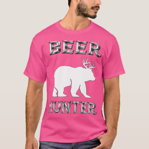 T-shirt Chasse à la bière de l'ours drôle de cerf