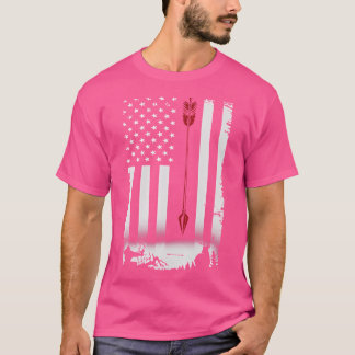 T-shirt Chasse À La Bow Drapeau Américain Patriotique Usa
