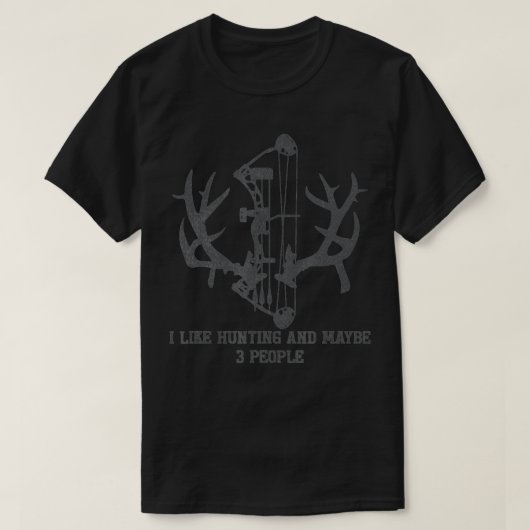 T-shirt Chasse à la chasse Arrow Antler Deer Hunters saiso (Design devant)