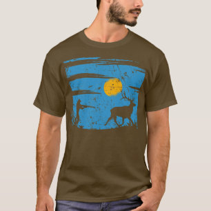 T-shirt Chasse à la chasse au cerf