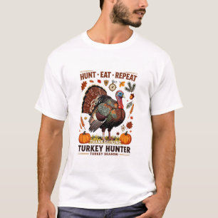T-shirt Chasse à la dinde de Thanksgiving – Chasser Manger