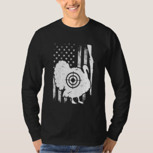 T-shirt Chasse à la dinde Drapeau américain patriotique Ch