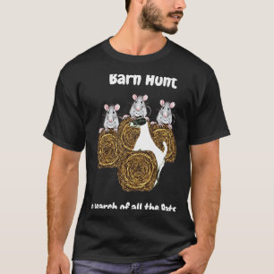 T-shirt Chasse à la grange à la recherche de rats avec Smo
