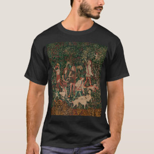 T-shirt Chasse à la licorne Début de la chasse à l'art méd