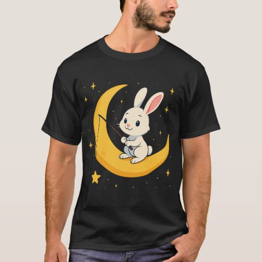 T-shirt Chasse à la Lune du Lapin (Devant)
