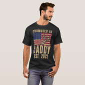 T-shirt Chasse À La Pentecôte Promue À Daddy 2022 Camoufla (Devant entier)