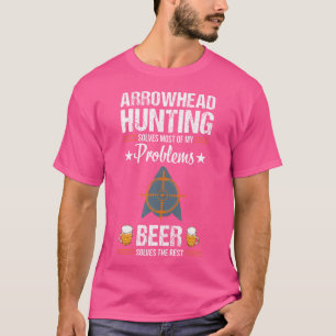 T-shirt Chasse à la pointe Arrowhead Funny Problèmes de bi