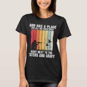 T-shirt Chasse à la sauvagine pour une Ragla de chasse au