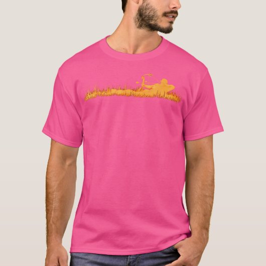 T-shirt Chasse à l'arc Bow Grass Chasseur Bowmen (Devant)