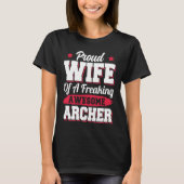 T-shirt Chasse à l'arc Épouse à l'arc Épouse à l'arc (Devant)