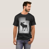 T-shirt Chasse à l'orignal d'Utah (Devant entier)