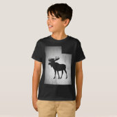 T-shirt Chasse à l'orignal d'Utah (Devant entier)