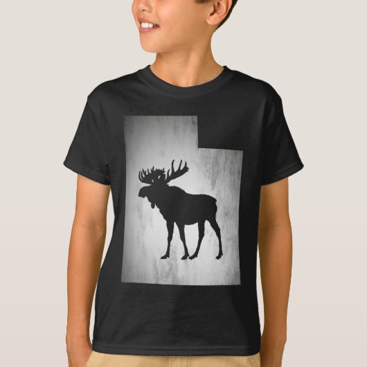 T-shirt Chasse à l'orignal d'Utah (Devant)
