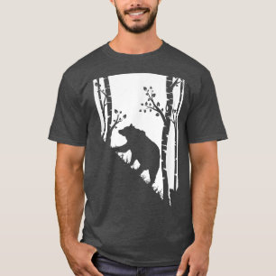 T-shirt Chasse à l'ours grizzli Brown - carte NEVADA chass