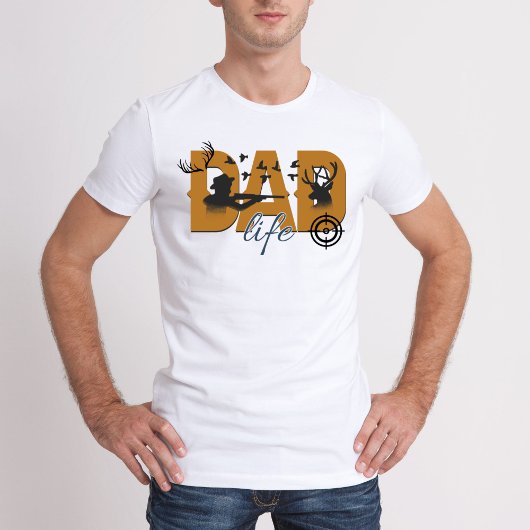 T-shirt Chasse à vie papa