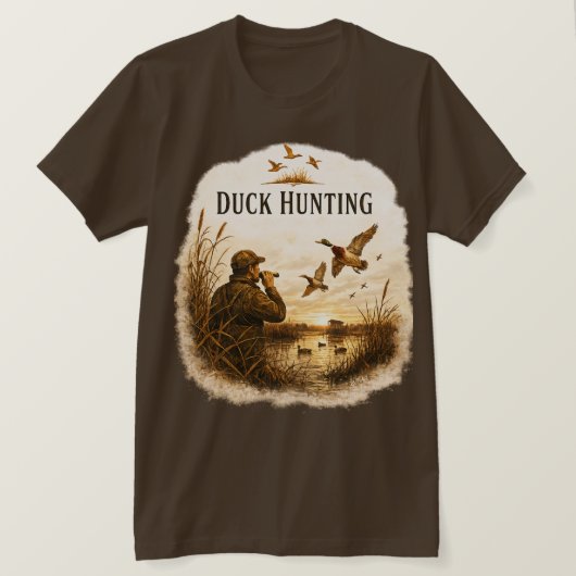T-shirt Chasse au canard (Design devant)