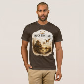 T-shirt Chasse au canard (Devant entier)