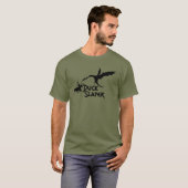 T-shirt Chasse au canard Chasse au canard Chevalier T Chem (Devant entier)