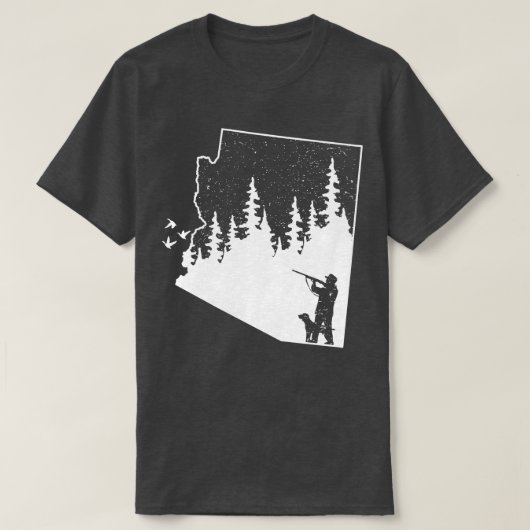 T-shirt Chasse au canard de l'Arizona (Design devant)
