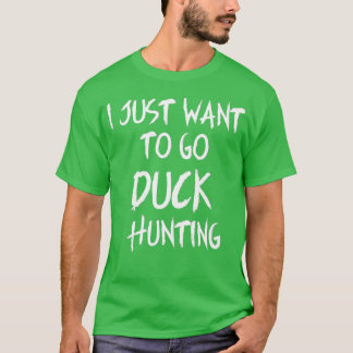 T-shirt Chasse au canard en plein air Drôle Chasseur d'ois