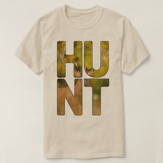 T-shirt Chasse au cerf (Design devant)