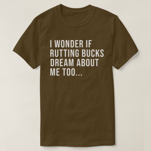 T-shirt Chasse au cerf drôle et hilarant (Design devant)