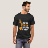 T-shirt Chasse Au Cerf Gif-Best Buckin Grandpa Jamais (Devant entier)