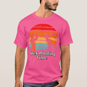 T-shirt Chasse au Cerf Temps Chasseur Animaux Sauvages Tir