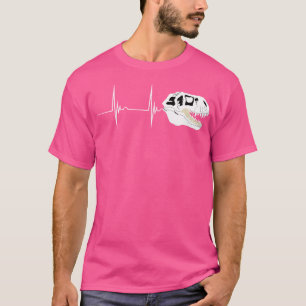 T-shirt Chasse au coeur fossile Chasseur Dino Crâne T
