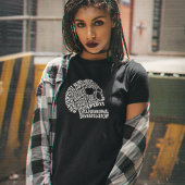 T-shirt Chasse au fantôme noir Paranormal Crâne femmes