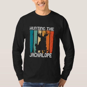 T-shirt Chasse au Jackalope Rétro Cryptozoologie Cryptide