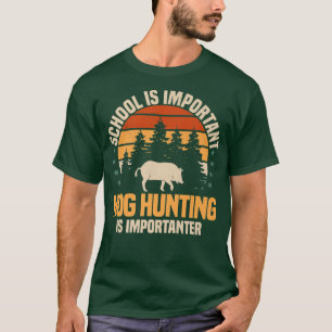 T-shirt Chasse au porc Boar Feral Pig Hunter Huntsman Prem