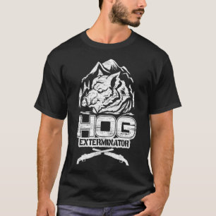 T-shirt Chasse au porc Chasse au porc Chasse à la sanglier