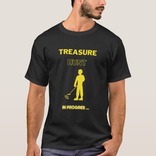 T-shirt Chasse Au Trésor En Progres Détectoristes Détecteu (Devant)